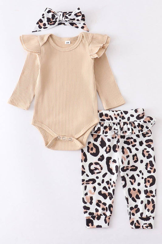 Leopard Baby Set